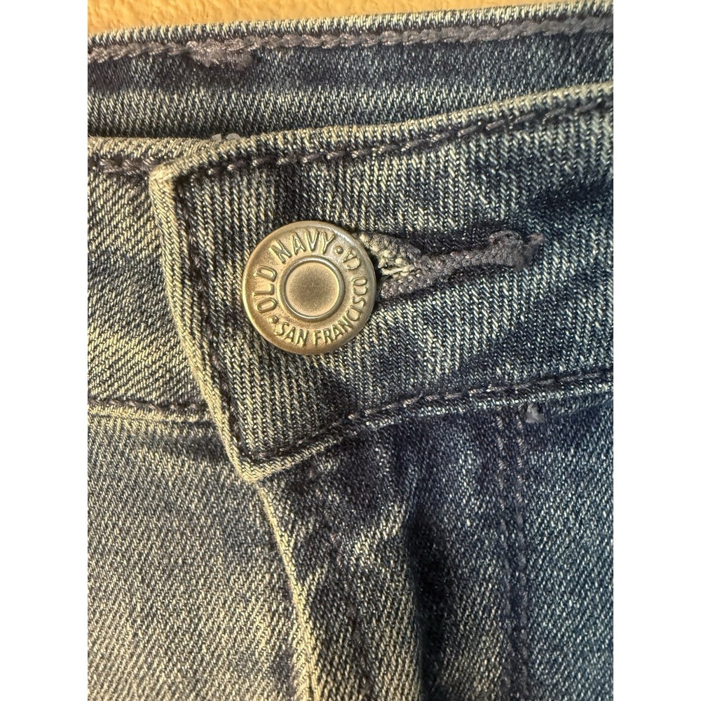 Old Navy Wow Boot-Cut Jeans Women's Size 12 Short Mid Rise Medium Wash Denim - Picture 4 of 7